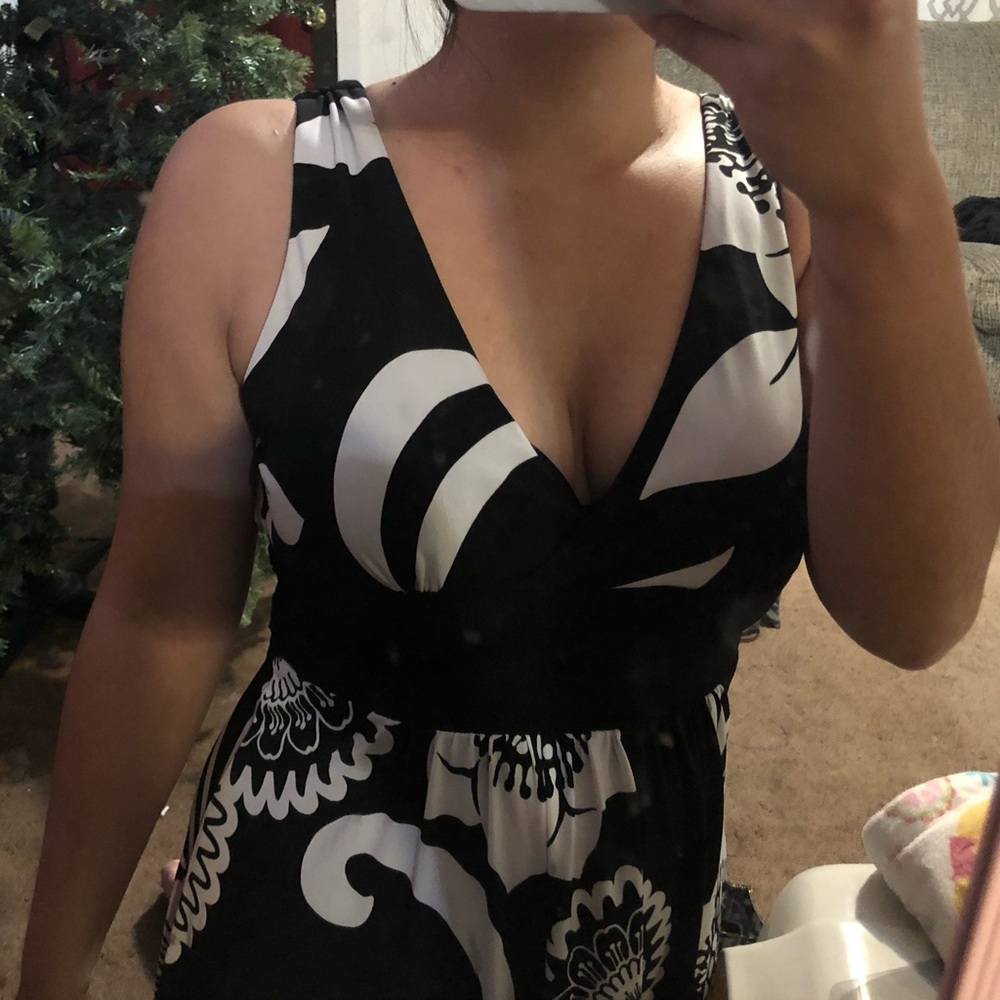Black & white dress for special events.